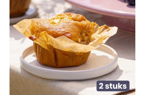  2 Muffins appel-kaneel